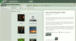 Desktop Screenshot of photo-manipulnation.deviantart.com