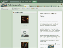 Tablet Screenshot of photo-manipulnation.deviantart.com