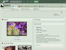 Tablet Screenshot of kmlewis.deviantart.com