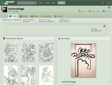 Tablet Screenshot of carlosrodriggs.deviantart.com