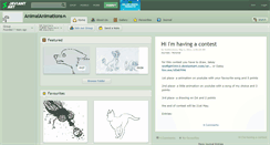 Desktop Screenshot of animalanimations.deviantart.com