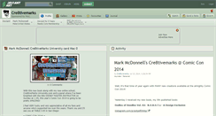 Desktop Screenshot of cre8tivemarks.deviantart.com