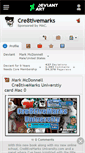 Mobile Screenshot of cre8tivemarks.deviantart.com