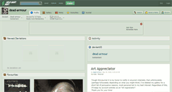 Desktop Screenshot of dead-armour.deviantart.com