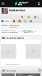 Mobile Screenshot of dead-armour.deviantart.com
