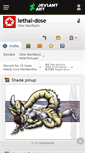 Mobile Screenshot of lethal-dose.deviantart.com