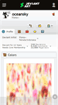 Mobile Screenshot of oceansky.deviantart.com