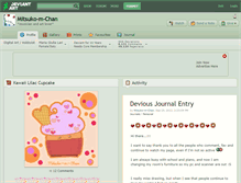 Tablet Screenshot of mitsuko-m-chan.deviantart.com