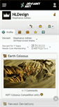 Mobile Screenshot of nldesign.deviantart.com