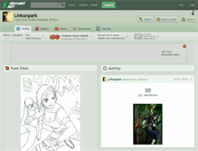 Tablet Screenshot of linkonpark.deviantart.com