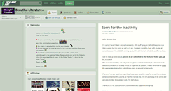 Desktop Screenshot of beautiful-literature.deviantart.com