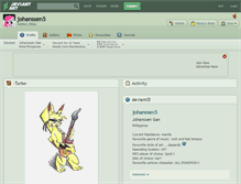 Tablet Screenshot of johanssen5.deviantart.com