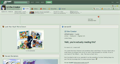 Desktop Screenshot of le-the-creator.deviantart.com