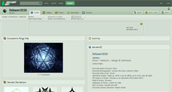 Desktop Screenshot of debaser2020.deviantart.com