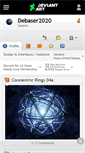 Mobile Screenshot of debaser2020.deviantart.com