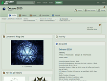 Tablet Screenshot of debaser2020.deviantart.com