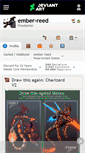 Mobile Screenshot of ember-reed.deviantart.com