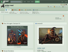 Tablet Screenshot of ember-reed.deviantart.com