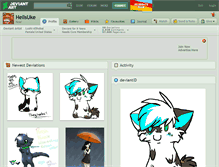 Tablet Screenshot of hellsuke.deviantart.com