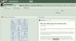 Desktop Screenshot of banditringtail3.deviantart.com
