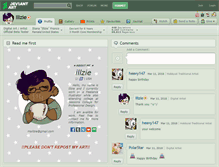 Tablet Screenshot of illzie.deviantart.com