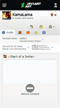 Mobile Screenshot of kamalama.deviantart.com