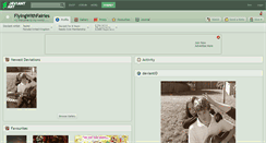 Desktop Screenshot of flyingwithfairies.deviantart.com