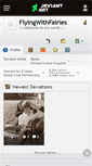 Mobile Screenshot of flyingwithfairies.deviantart.com