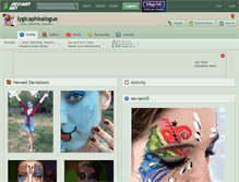 Tablet Screenshot of lygicaphisalogue.deviantart.com