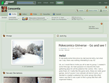 Tablet Screenshot of conscentia.deviantart.com