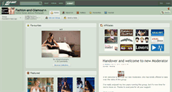 Desktop Screenshot of fashion-and-glamour.deviantart.com