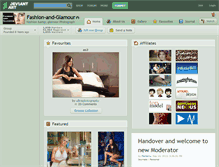 Tablet Screenshot of fashion-and-glamour.deviantart.com