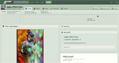 Desktop Screenshot of jadey-witch-fans.deviantart.com