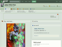 Tablet Screenshot of jadey-witch-fans.deviantart.com