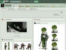 Tablet Screenshot of erebus88.deviantart.com