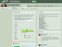 Tablet Screenshot of greendalecollege.deviantart.com