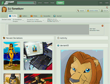 Tablet Screenshot of dj-tometkow.deviantart.com