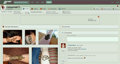 Desktop Screenshot of masquerade73.deviantart.com