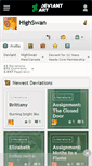 Mobile Screenshot of highswan.deviantart.com