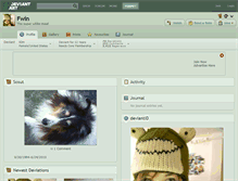 Tablet Screenshot of fwin.deviantart.com