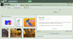 Desktop Screenshot of darkxnight.deviantart.com