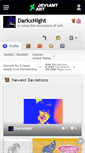 Mobile Screenshot of darkxnight.deviantart.com
