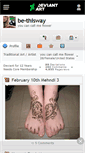 Mobile Screenshot of be-thisway.deviantart.com