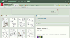 Desktop Screenshot of cryptichymnoct.deviantart.com