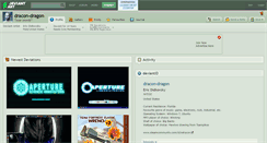 Desktop Screenshot of dracon-dragon.deviantart.com