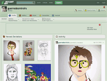 Tablet Screenshot of guerredesmiroirs.deviantart.com