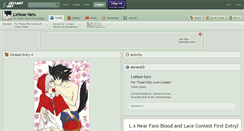 Desktop Screenshot of lxnear-fans.deviantart.com