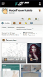 Mobile Screenshot of moonfloweraimie.deviantart.com