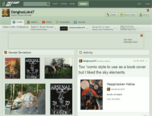Tablet Screenshot of oenghuslok47.deviantart.com