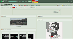 Desktop Screenshot of hiddenspartan.deviantart.com